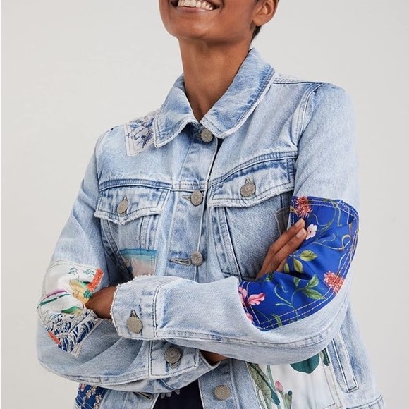 Desigual Jackets & Blazers - Desigual womens Chaq_los AngeJacket Denim Jacket